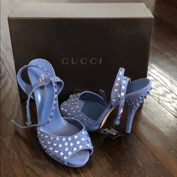 Gucci Shoes - Gucci heels with Swarovski crystals